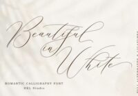 Beautiful in White Font - Featured Image