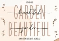 Beautifulgarden Font - Featured Image