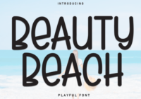 Beauty Beach Font - Featured Image