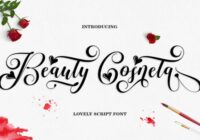 Beauty Cosneta Font - Featured Image