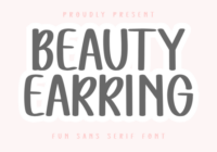 Beauty Earring Font - Featured Image