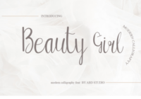 Beauty Girl Font - Featured Image