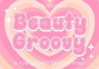 Beauty Groovy Font - Featured Image