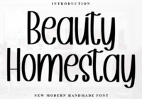 Beauty Homestay Font - Featured Image