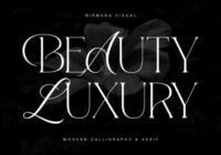 Beauty Luxury Font - Featured Image