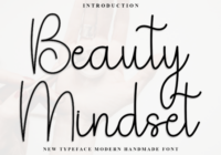 Beauty Mindset Font - Featured Image