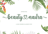 Beauty Naura Font - Featured Image