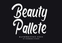 Beauty Pallete Font - Featured Image