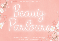 Beauty Parlours Font - Featured Image
