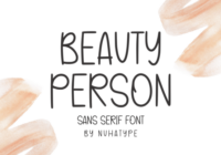 Beauty Person Font - Featured Image
