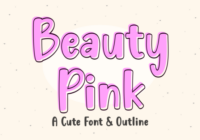 Beauty Pink Font - Featured Image