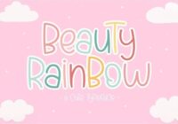 Beauty Rainbow Font - Featured Image