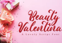 Beauty Valentina Font - Featured Image