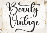 Beauty Vintage Font - Featured Image