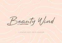 Beauty Wind Font - Featured Image