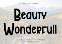 Beauty Wonderfull Font - Featured Image