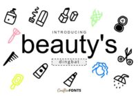 Beauty's Doodle Dingbat Font - Featured Image