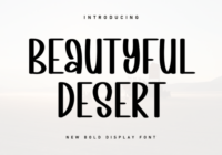 Beautyful Desert Font - Featured Image