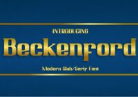Beckenford Font - Featured Image
