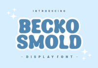 Becko Smold Font - Featured Image