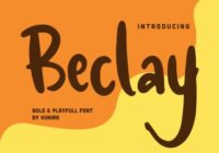 Beclay Font - Featured Image