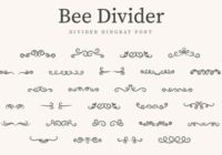 Bee Divider Font - Featured Image