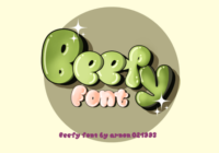 Beefy Font - Featured Image