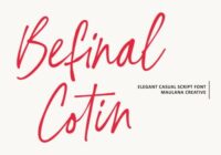 Befinal Cotin Font - Featured Image