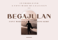 Begajulan Font - Featured Image