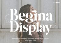 Begina Display Font - Featured Image