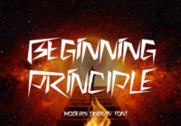 Beginning Principle Font - Featured Image