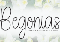 Begonias Font - Featured Image