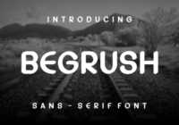 Begrush Font - Featured Image