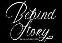 Behind Story Font - Featured Image