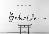 Beholde Font - Featured Image