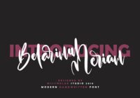 Belarimul Meriam Font - Featured Image