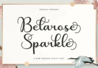 Belarose Sparkle Font - Featured Image