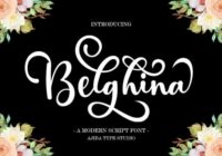 Belghina Font - Featured Image
