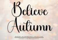 Believe Autumn Font - Featured Image