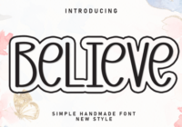 Believe Font - Featured Image
