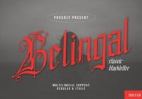 Belingal Font - Featured Image
