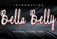 Bella Belly Font - Featured Image