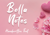 Bella Notes Font - Featured Image