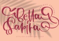 Bella Sapira Font - Featured Image