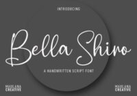 Bella Shiro Font - Featured Image