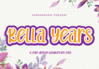 Bella Years Font - Featured Image