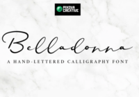 Belladonna Script Font - Featured Image
