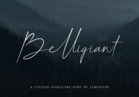 Belligiant Font - Featured Image