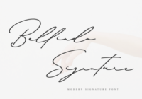 Bellinda Signature Font - Featured Image
