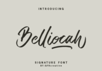 Belliocah Font - Featured Image